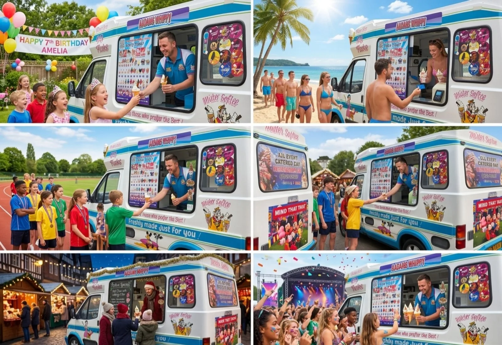 School Event Ice Cream Van Hire Manchester
