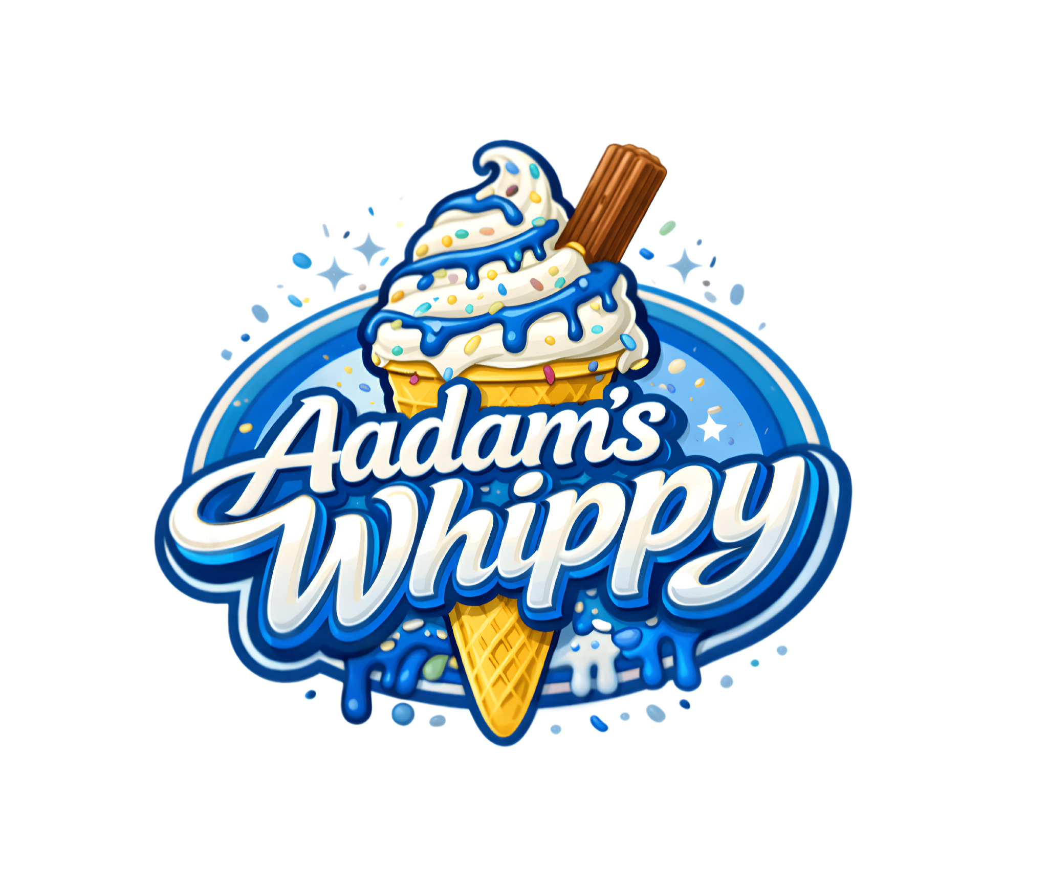 AADAMS WHIPPY ICECREAM VAN<br><span style='font-size:14px; font-weight:400;'>Freshly made ice cream, for those who prefer the best</span> logo