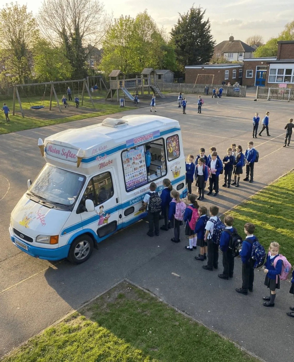 School event ice cream van hire